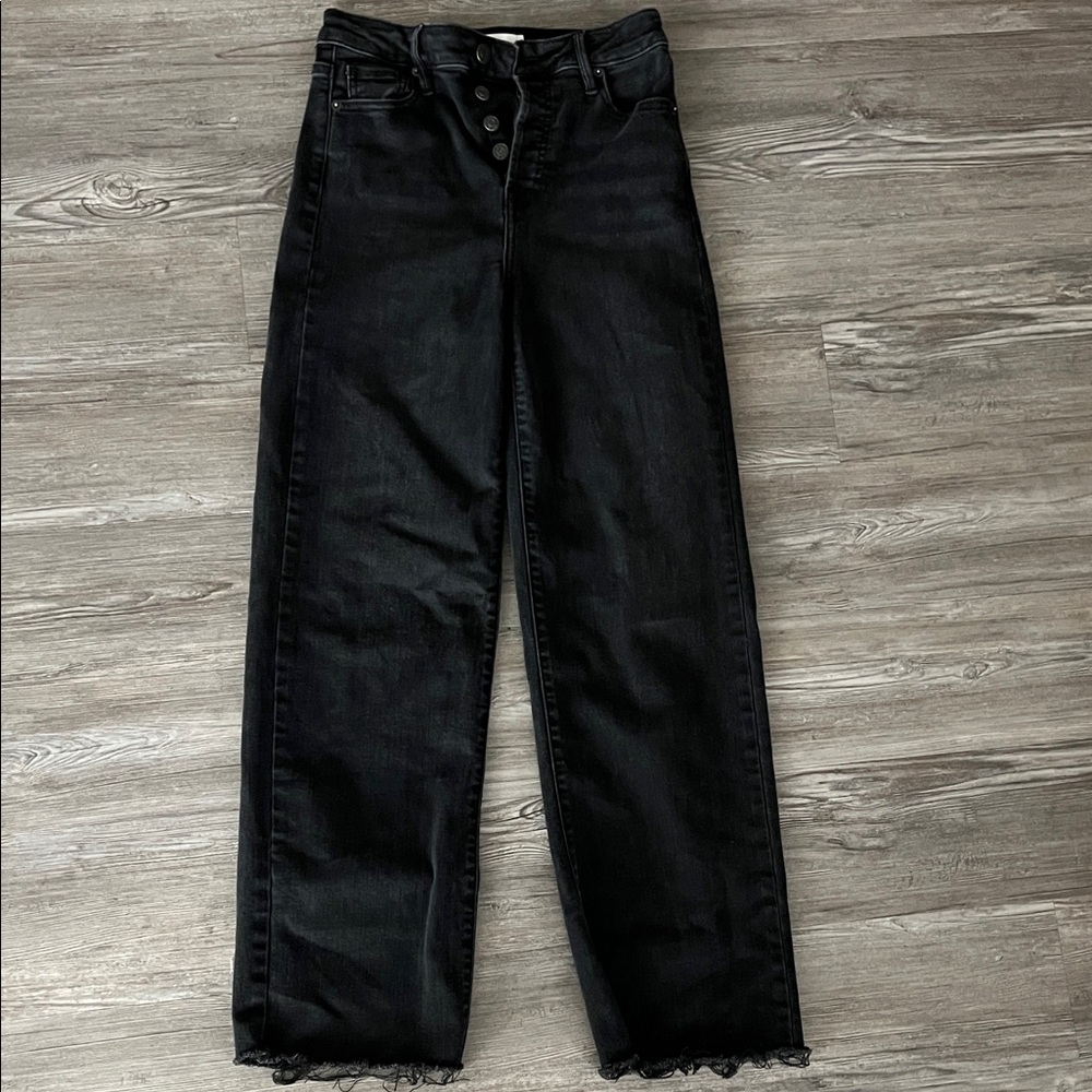 Carly Jean Los Angeles Black Flare Jeans